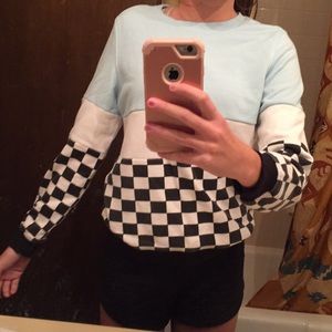 Long sleeve checkered shirt